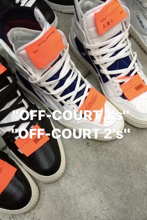 오프 화이트 'Off-Court' 운동화 사진 유출 2017 off-white off-court sneakers pictures