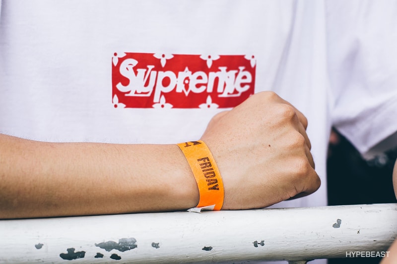 브이론 런던 팝업 현장 거리 패션 2017 vlone london popup street style snaps