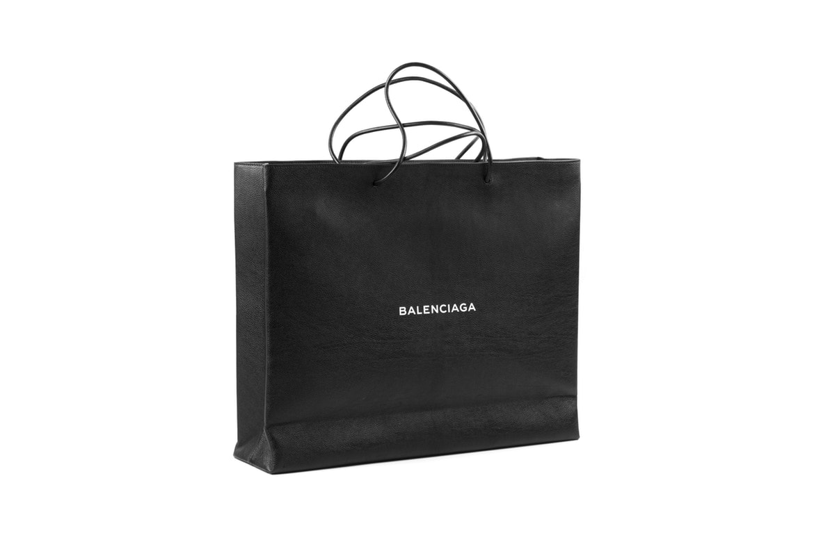 발렌시아가 송아지 가죽 쇼핑백 검은색 2017 꼴레뜨 Balenciaga Shopping Bag Totebag Black Colette