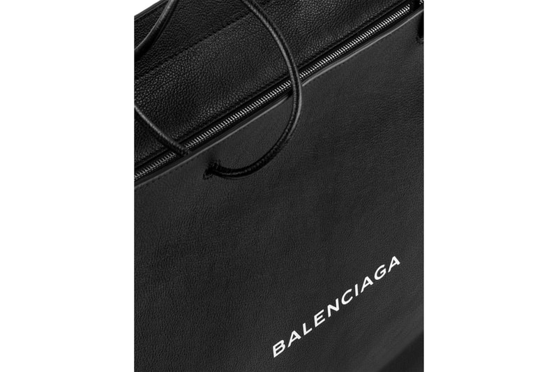 발렌시아가 송아지 가죽 쇼핑백 검은색 2017 꼴레뜨 Balenciaga Shopping Bag Totebag Black Colette