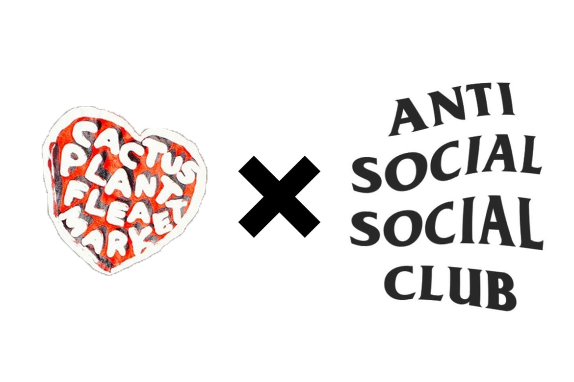 안티 소셜 소셜 클럽 캑터스 플랜트 플리 마켓 2017 협업 anti social social club cactus plant flea market collaboration