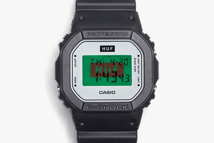 15주년 기념해 지샥과 협업한 허프, DW5600HUF-1 출시