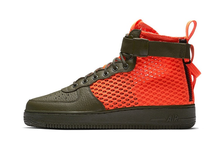 여름에도 신을 수 있는 나이키 SF-AF1 미드