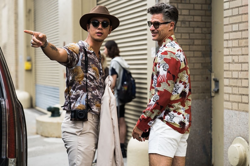 뉴욕 패션위크 첫날에 포착한 패션 피플들의 거리 패션 new york fashion week mens street style day 1 2017