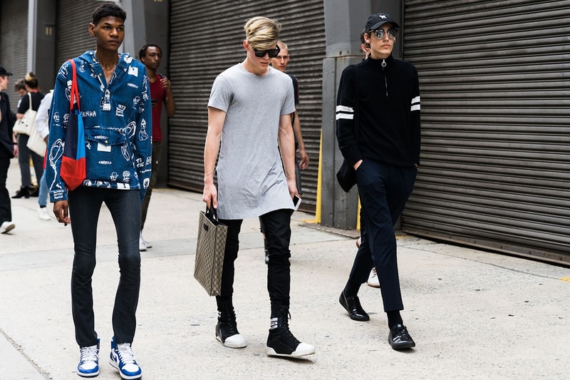뉴욕 패션위크 첫날에 포착한 패션 피플들의 거리 패션 new york fashion week mens street style day 1 2017