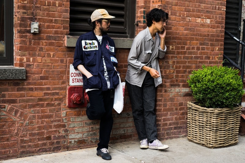 뉴욕 패션위크 첫날에 포착한 패션 피플들의 거리 패션 new york fashion week mens street style day 1 2017