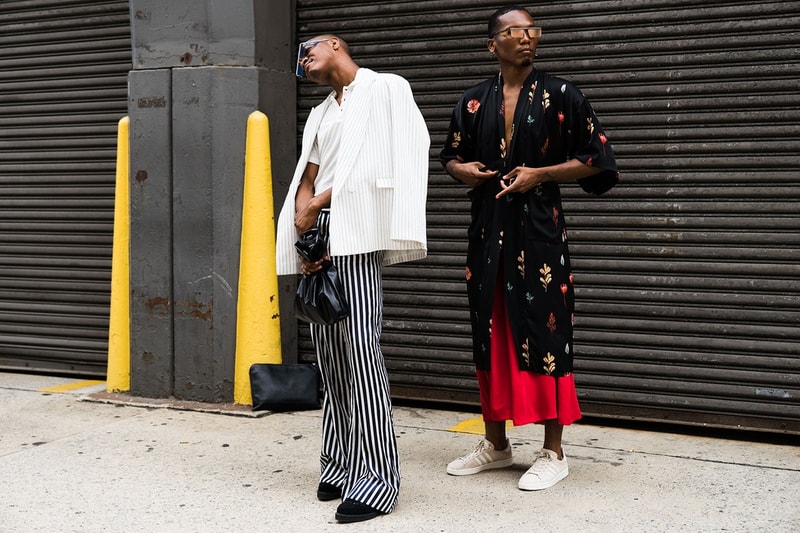 뉴욕 패션위크 첫날에 포착한 패션 피플들의 거리 패션 new york fashion week mens street style day 1 2017