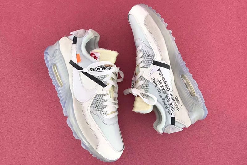 오프 화이트 x 나이키 에어맥스 90 상세 사진 공개