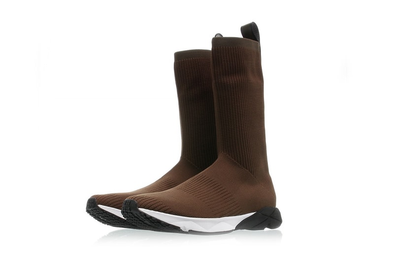 리복 삭 러너 모스 브라운 갈색 2017 reebok sock runner moss brown