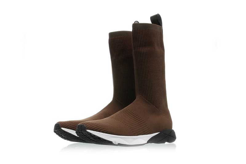 리복 삭 러너 모스 브라운 갈색 2017 reebok sock runner moss brown