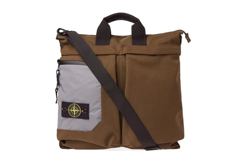 스톤 아일랜드 방수 투 웨이 토트백 2017 stone island reflective panel two way tote 2017