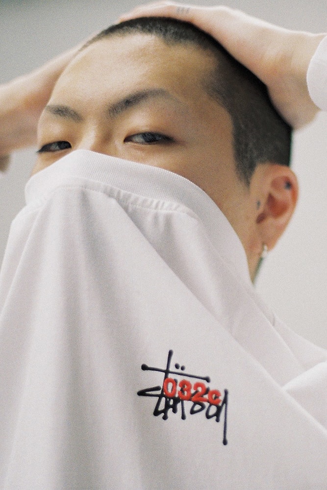 hyukoh oh hyuk stussy 032c tshirt 2017 오혁 혁오 스투시