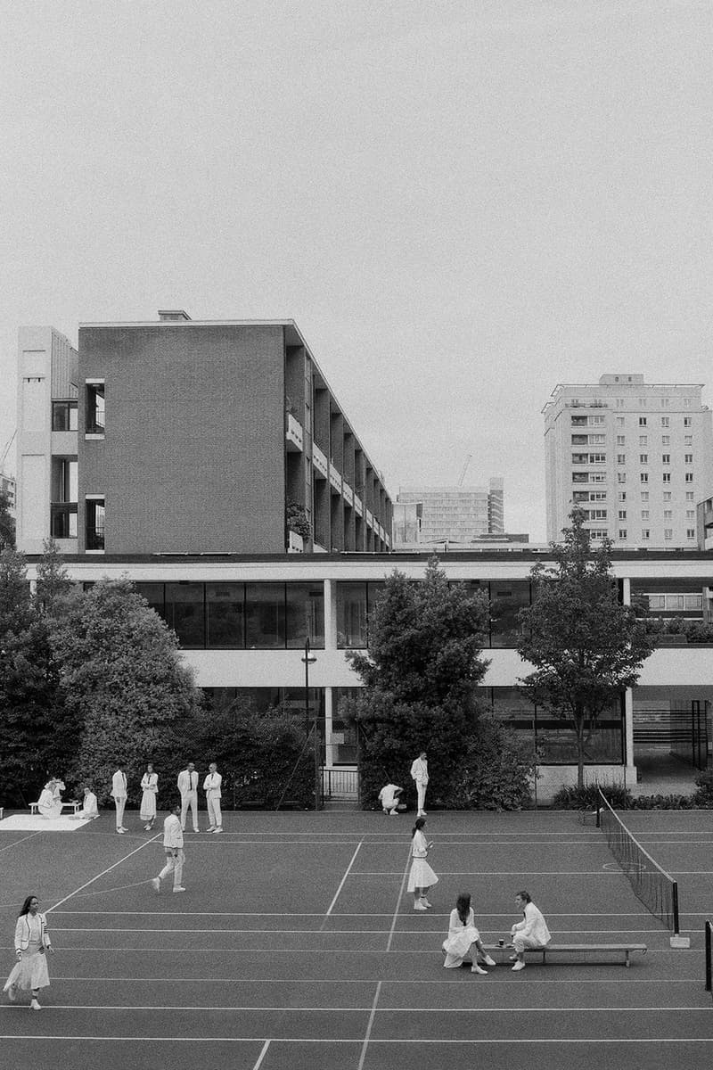 톰 브라운 런던 매장 기념 여름 2017 테니스 컬렉션 thom browne london tennis