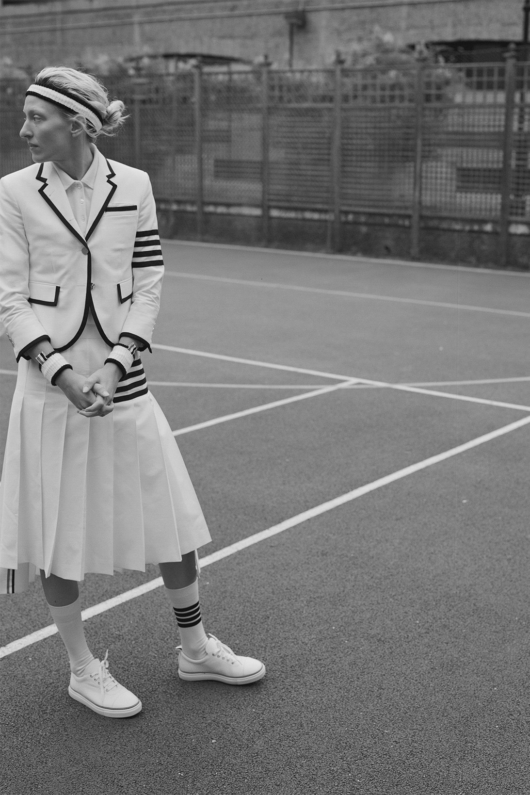 톰 브라운 런던 매장 기념 여름 2017 테니스 컬렉션 thom browne london tennis