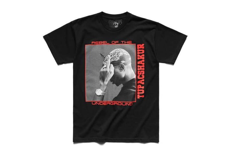 투팍 by 브이론 캡슐 컬렉션 2017 재발매 Tupac by Vlone A$AP Bari Online Re-release Scarface Shirt Teaser