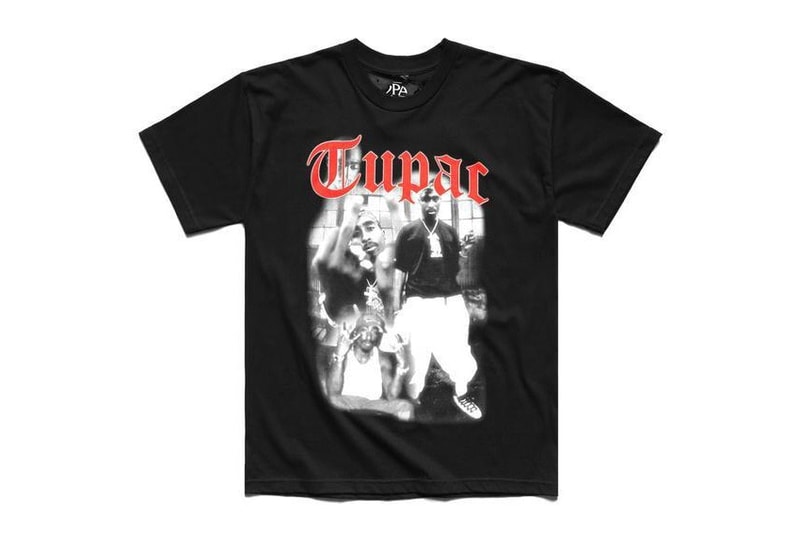 투팍 by 브이론 캡슐 컬렉션 2017 재발매 Tupac by Vlone A$AP Bari Online Re-release Scarface Shirt Teaser