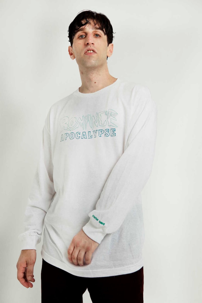 로버트 패틴슨의 <굿 타임> 티셔츠 컬렉션 발매한 노우 웨이브 룩북 good time know wave t shirt capsule lookbook 2017