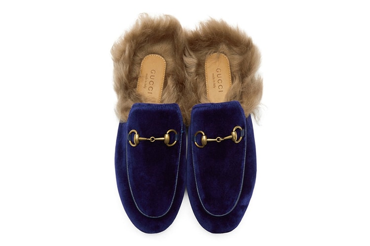 가죽 대신 벨벳 입은 구찌의 프린스타운 슬리퍼