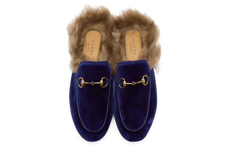 구찌 프린스타운 벨벳 슬리퍼 2017 Gucci Princetown Velvet Slippers