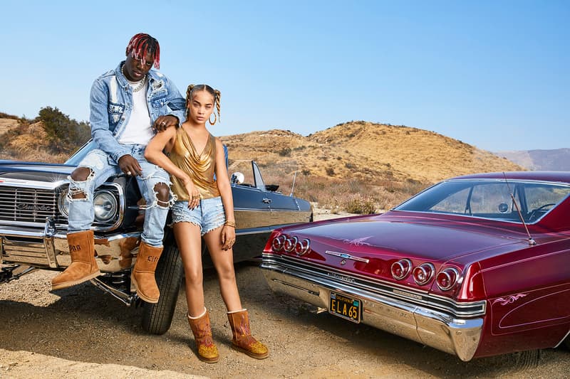 릴 야티 어그 부츠 2017 lil yachty ugg boots jeremy scott swarovski