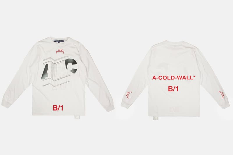 어 콜드 월 2017 가을, 겨울 국내 발매 정보 a cold wall casestudy fall winter