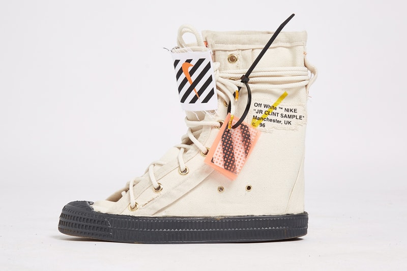 오프 화이트 나이키 노베스타 하이탑 버질 아블로 주니어 클린트 virgil abloh off white nike novesta junior clint custom