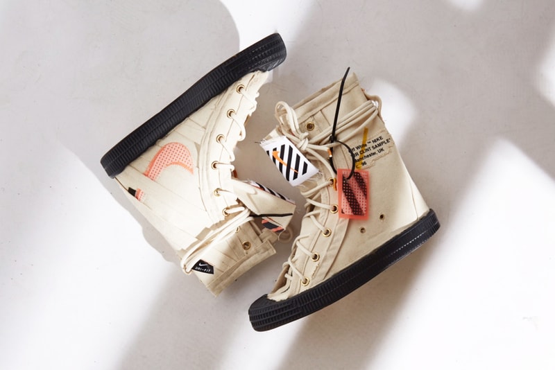 오프 화이트 나이키 노베스타 하이탑 버질 아블로 주니어 클린트 virgil abloh off white nike novesta junior clint custom