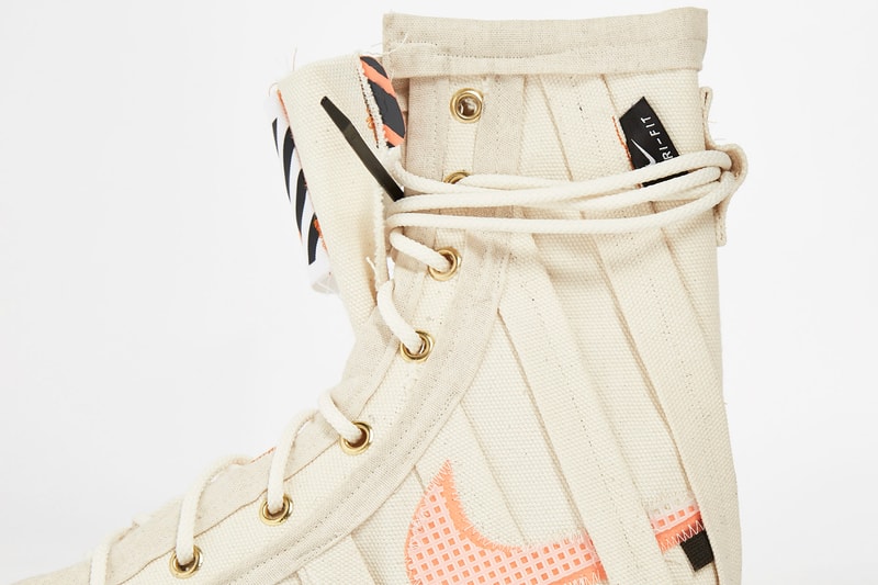 오프 화이트 나이키 노베스타 하이탑 버질 아블로 주니어 클린트 virgil abloh off white nike novesta junior clint custom