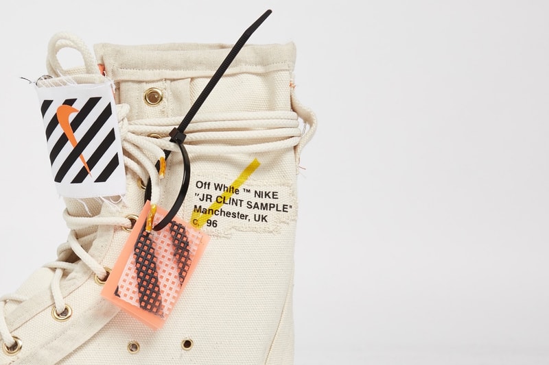 오프 화이트 나이키 노베스타 하이탑 버질 아블로 주니어 클린트 virgil abloh off white nike novesta junior clint custom