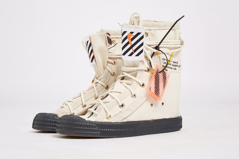 오프 화이트 나이키 노베스타 하이탑 버질 아블로 주니어 클린트 virgil abloh off white nike novesta junior clint custom