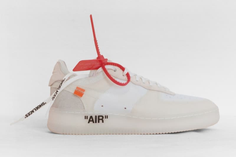 버질 아블로 나이키 운동화 10종 virgil abloh nike ten sneakers 2017