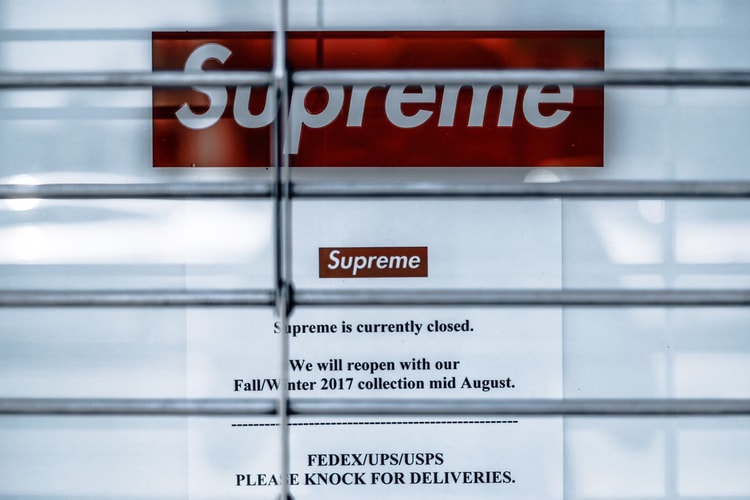 슈프림 페어팩스 매장이 문을 닫았다