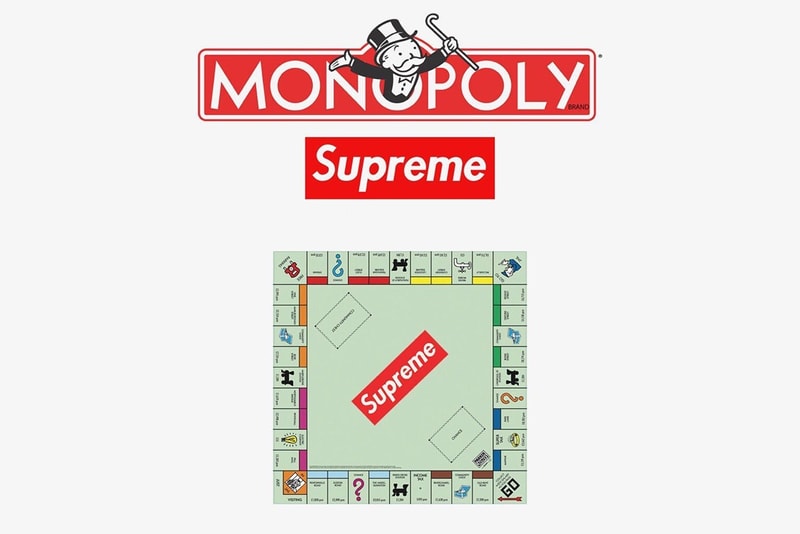 슈프림 2017 가을 겨울 컬렉션 모노폴리 Supreme Fall Winter Collection Monopoly