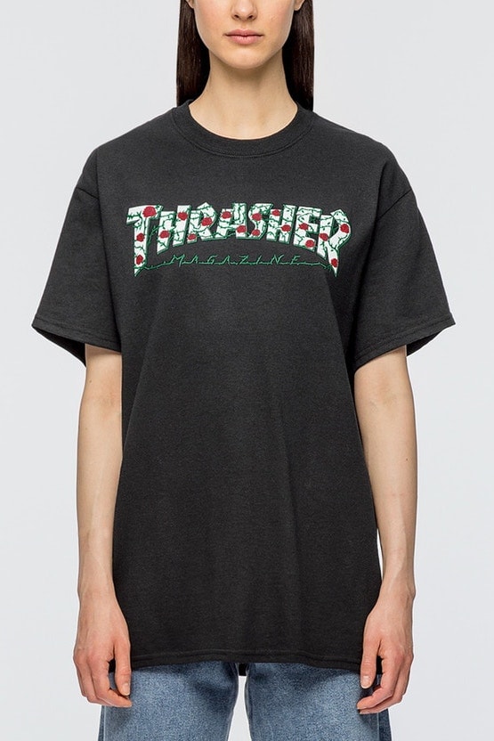 쓰레셔 후드 티셔츠 모자 장미 2017 Thrasher Roses Hoodies T-Shirts Hat