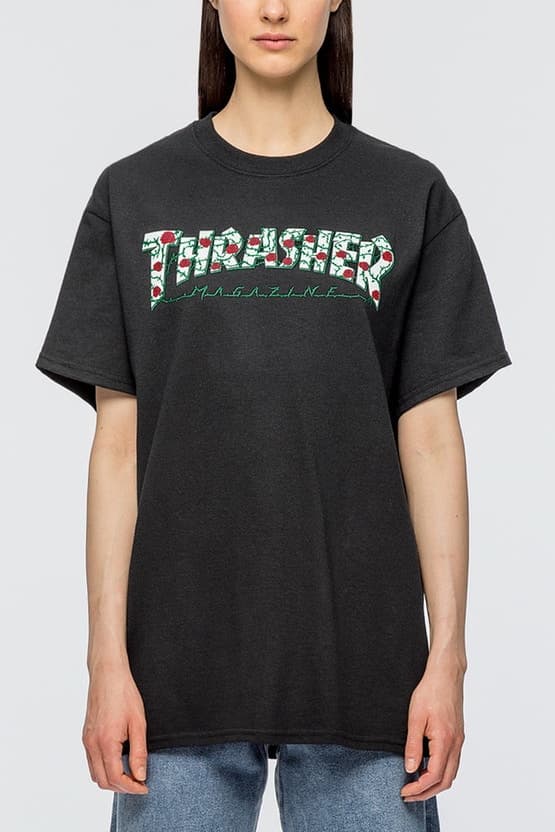 쓰레셔 후드 티셔츠 모자 장미 2017 Thrasher Roses Hoodies T-Shirts Hat