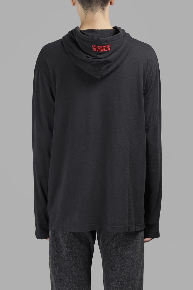 베트멍 헤비메탈 밴드 람슈타인 후드 2017 vetements rammstein hoodie