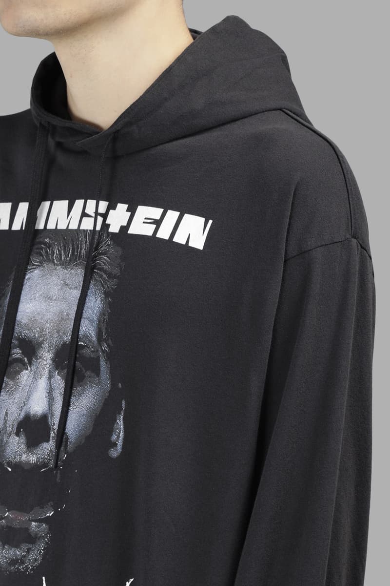 베트멍 헤비메탈 밴드 람슈타인 후드 2017 vetements rammstein hoodie