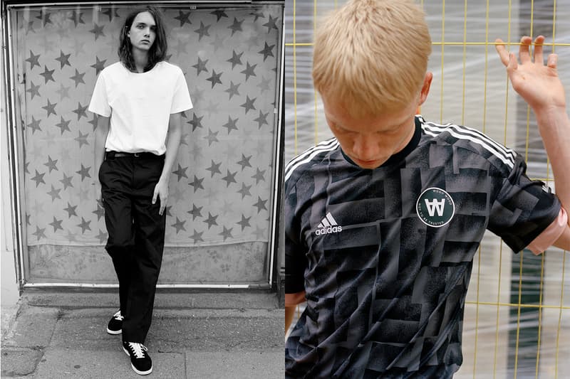 우드 우드 아디다스 오리지널스 협업 컬렉션 축구 wood wood adidas originals collaboration soccer themed lookbook 2017