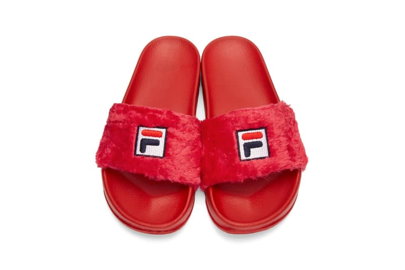 휠라 바하이스트 퍼 슬라이드 컬렉션 2017 fila baja east fur slides collection