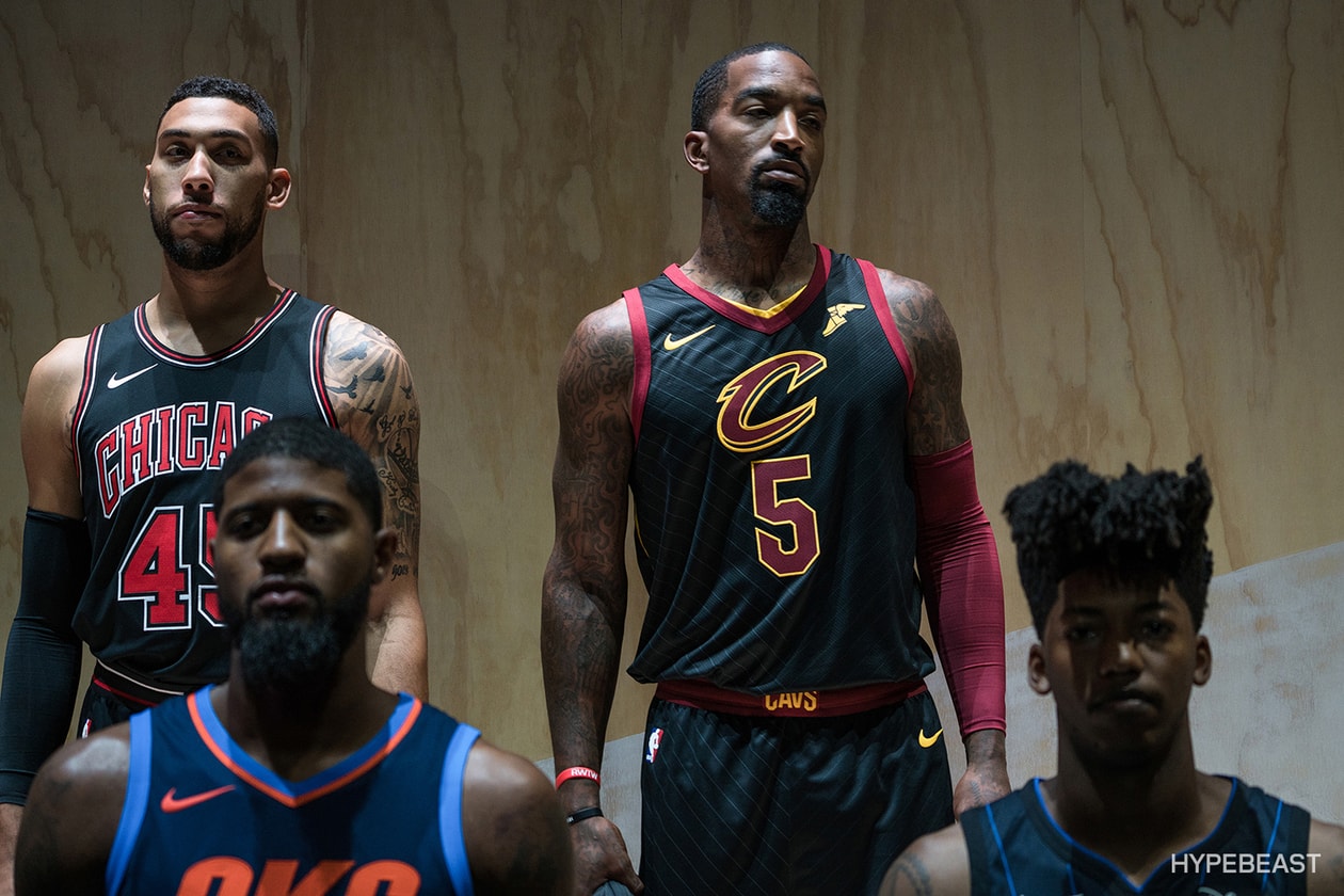 나이키 NBA 새 유니폼에 스테이트먼트 에디션 나이키 커넥티드 저지 나이키 커넥트 nike nba jerseys launch 2017