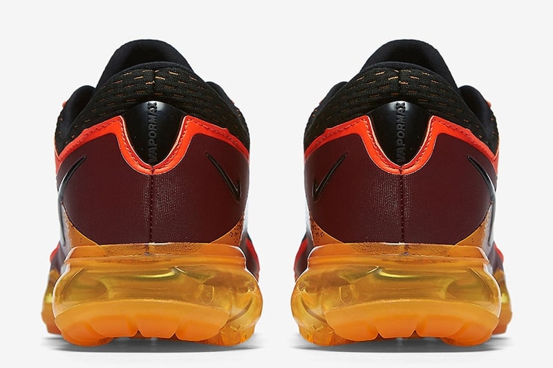 나이키 베이퍼맥스 cs 검은색 주황색 nike vapormax cs black orange 2017