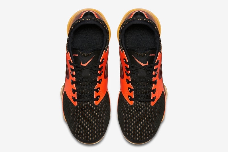나이키 베이퍼맥스 cs 검은색 주황색 nike vapormax cs black orange 2017