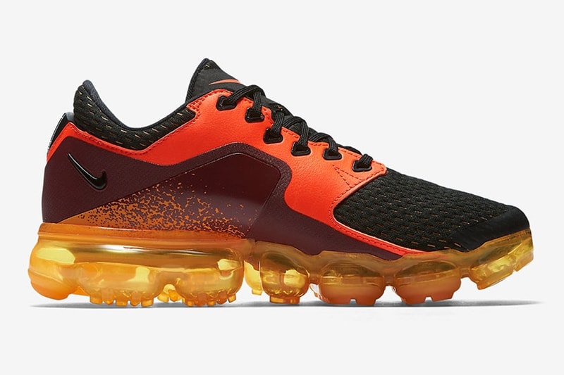 나이키 베이퍼맥스 cs 검은색 주황색 nike vapormax cs black orange 2017