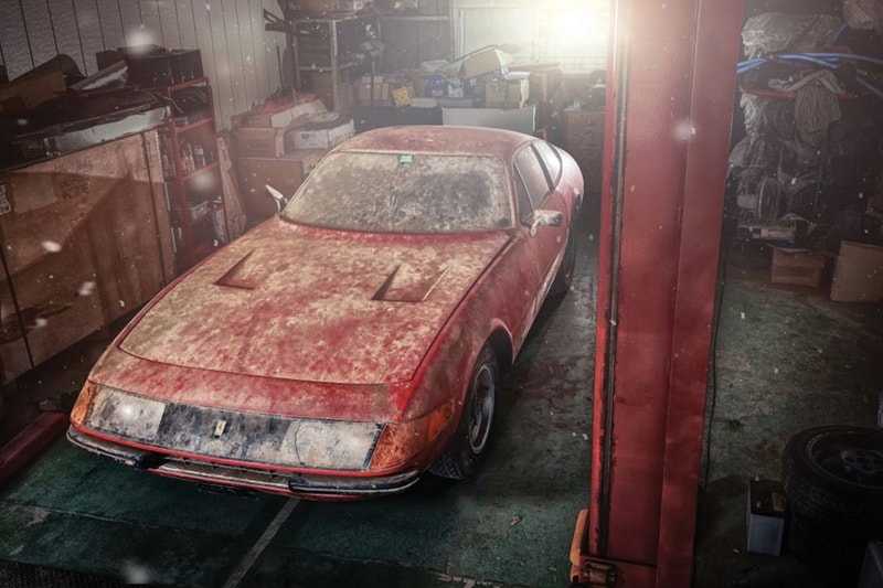 세상에 하나뿐인 알루미늄 페라리 Daytona 40년 만에 발굴 rare ferrari 365 gtb 4 daytona unearthed after 40 years 2017
