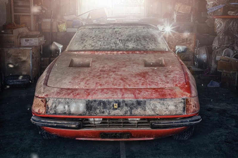 세상에 하나뿐인 알루미늄 페라리 Daytona 40년 만에 발굴 rare ferrari 365 gtb 4 daytona unearthed after 40 years 2017