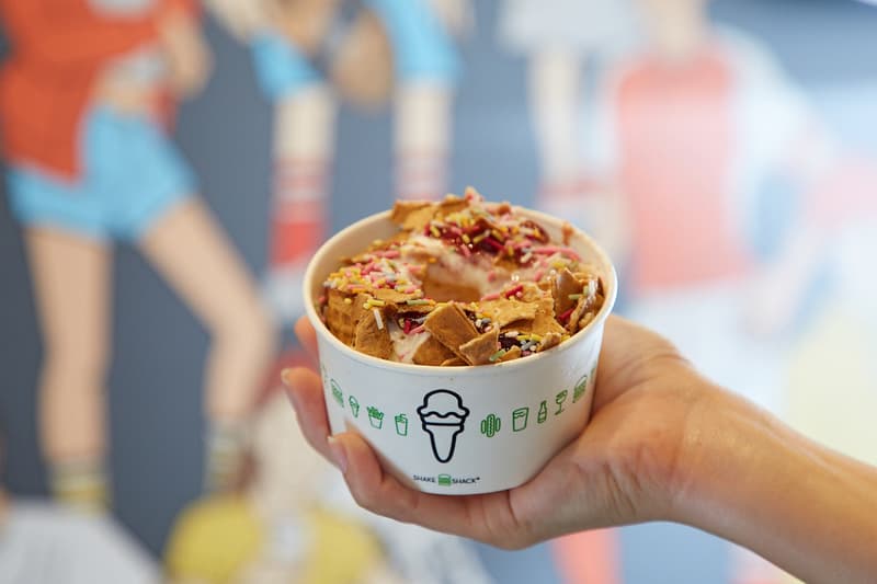 쉐이크쉑 고양점 단독 디저트 의류 제품군 2017 shake shack goyang dessert
