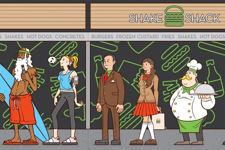 쉐이크쉑 고양점 단독 디저트 & 의류 제품군