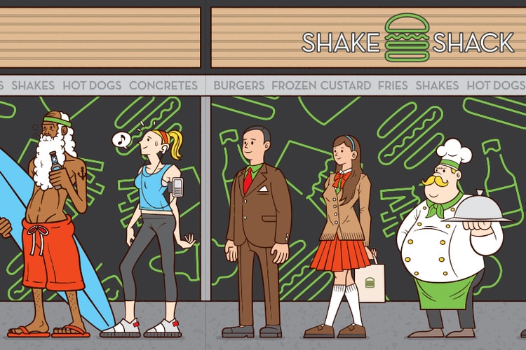 쉐이크쉑 고양점 단독 디저트 & 의류 제품군