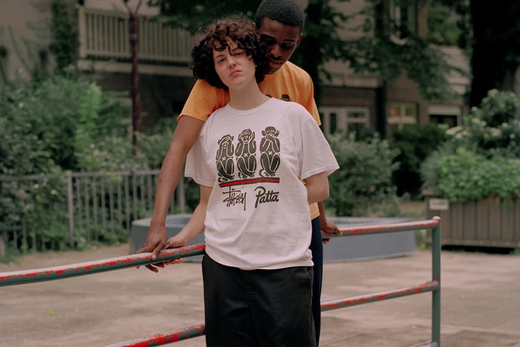 스투시 x 파타 암스테르담 단독 티셔츠