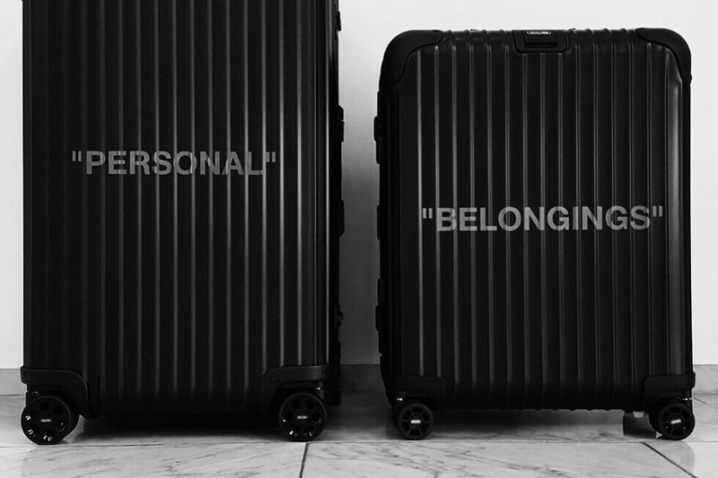버질 아블로 오프 화이트 지미 추 리모와 협업 2017 virgil abloh off white jimmy choo rimowa collaboration